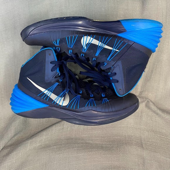 Men Nike Hyperdunk 2013 TB 584433 400 Navy Blue Basketball Shoes Size 11 - Picture 9 of 10